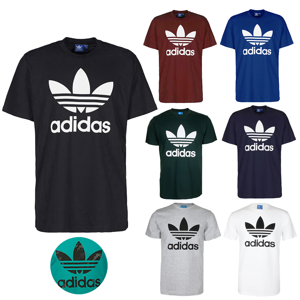 Adidas Men's Short-Sleeve Trefoil Logo 
