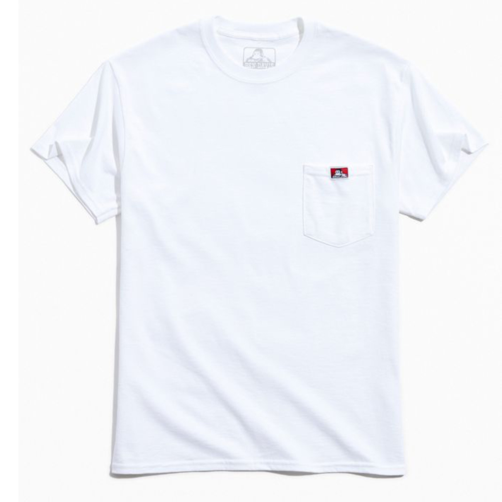 Ben Davis Men's Short Sleeve T-Shirt 100% Cotton Classic Pocket Logo ...